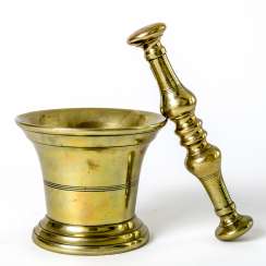English mortar with pestle English mortar with pestle