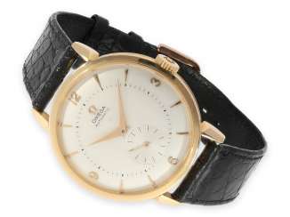 Watch: very rare "Oversize" Omega Automatic in rose gold, reference 2714, approx. 1954 Watch: very rare "Oversize" Omega Automatic in rose gold, reference 2714, approx. 1954