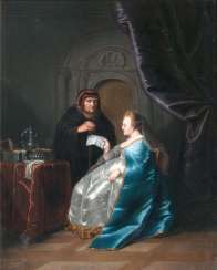 Catherine the Great is reading a letter. German Champion Catherine the Great is reading a letter. German Champion