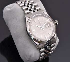 ROLEX OYSTER PERPETUAL DATEJUST watch, Unisex wrist watch, stainless steel, 1965 ROLEX OYSTER PERPETUAL DATEJUST watch, Unisex wrist watch, stainless steel, 1965