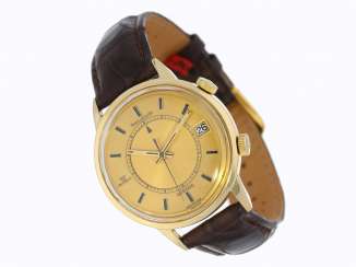 Watch: Le Coultre, rare Jaeger LeCoultre Automatic Memovox Jumbo 37mm in 18K yellow Gold, 60's years Watch: Le Coultre, rare Jaeger LeCoultre Automatic Memovox Jumbo 37mm in 18K yellow Gold, 60's years