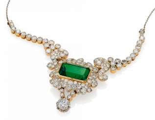 COLOR STONE DIAMOND PENDANT NECKLACE COLOR STONE DIAMOND PENDANT NECKLACE