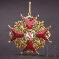 St. Stanislaus-Orden - Kreuz 1. Klasse, Russland, um 1910 St. Stanislaus-Orden - Kreuz 1. Klasse, Russland, um 1910