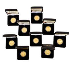 Beautiful investment series of the FRG in GOLD Beautiful investment series of the FRG in GOLD
