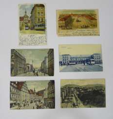 Two albums of historical post cards / Stationery, mainly Bamberg Two albums of historical post cards / Stationery, mainly Bamberg