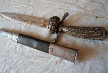 Hunting dagger, Hirschfanger Hunting dagger, Hirschfanger
