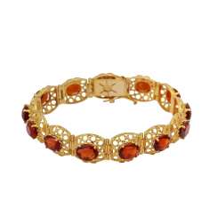 Bracelet with 13 citrines, Bracelet with 13 citrines,