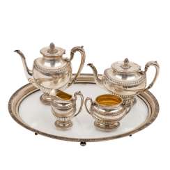 KOCH & BERGFELD 5-piece coffee/Teekern, 20. Century KOCH & BERGFELD 5-piece coffee/Teekern, 20. Century