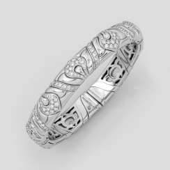 Magnificent BVLGARI-cuff-bangle with diamonds Magnificent BVLGARI-cuff-bangle with diamonds