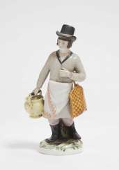 Moscow, 1. Half of the 19th century. Century Manufactory Of Francis Gardner . Tea seller Moscow, 1. Half of the 19th century. Century Manufactory Of Francis Gardner . Tea seller