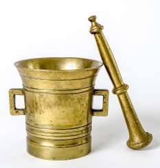 German mortar with pestle German mortar with pestle