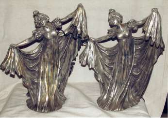 Twin lamps. Modern. 1900-ies Twin lamps. Modern. 1900-ies