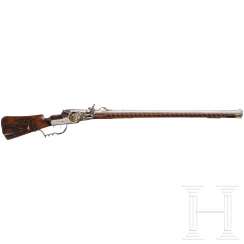 Wheel-lock rifle, Thuringia/Saxony, dated 1680 Wheel-lock rifle, Thuringia/Saxony, dated 1680