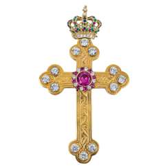RARE Bishop cross IN GOLD with rich RARE Bishop cross IN GOLD with rich