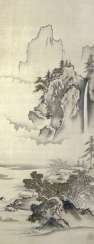 Scroll Painting, Landscape, Scroll Painting, Landscape,