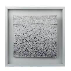 FRIEDMANN, CHRISTEL (südd. Artiste 20./21. Siècle), Papierobjekt en Blanc et Noir, FRIEDMANN, CHRISTEL (südd. Artiste 20./21. Siècle), Papierobjekt en Blanc et Noir,