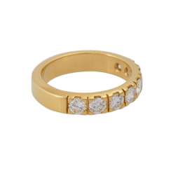 Half-memoire ring with diamonds approx. 1.4 ct, Half-memoire ring with diamonds approx. 1.4 ct,