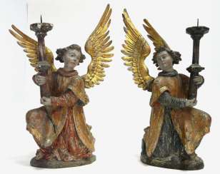 Pair Of Renaissance Candlesticks Angel Pair Of Renaissance Candlesticks Angel