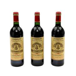 3 Flaschen CHATEAU ANGELUS St. Emilion Grand Cru 1988 3 Flaschen CHATEAU ANGELUS St. Emilion Grand Cru 1988
