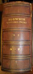 Dictionnaire Russe-polonais en 2 volumes. Russie-Pologne, 1825-1828, n ° 13 Dictionnaire Russe-polonais en 2 volumes. Russie-Pologne, 1825-1828, n ° 13