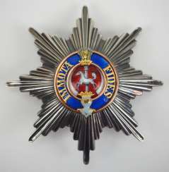 Brunswick: house order of Henry the lion, 1. Class Star. Brunswick: house order of Henry the lion, 1. Class Star.