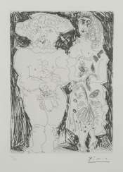 PABLO PICASSO 1881 Málaga - 1973 Mougins SHEET 74 FROM THE SERIES '156 GRAVURES' PABLO PICASSO 1881 Málaga - 1973 Mougins SHEET 74 FROM THE SERIES '156 GRAVURES'