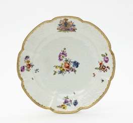 Coat-of-arms plates, probably of a family de Carbonnier Coat-of-arms plates, probably of a family de Carbonnier