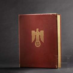 Lieutenant-General Karl-Ludwig Rhein - large award document for the knights cross of the Iron cross Lieutenant-General Karl-Ludwig Rhein - large award document for the knights cross of the Iron cross