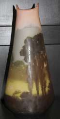 Vase with landscape, Galle, France Vase with landscape, Galle, France