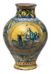 Grosse Apothekervase mit Evangelist Johannes Grosse Apothekervase mit Evangelist Johannes