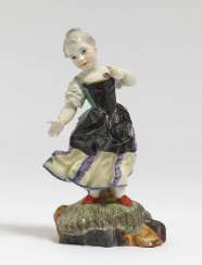 Girl with a fluttering dress Höchst, around 1770 Girl with a fluttering dress Höchst, around 1770