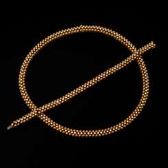 Hochwertige Halskette und Armband mit Brillanten. Hochwertige Halskette und Armband mit Brillanten.