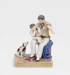 Moscow, 1. Half of the 19th century. Century, The Manufactory Alexander Popoff . Family group Moscow, 1. Half of the 19th century. Century, The Manufactory Alexander Popoff . Family group