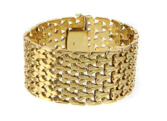 wide bracelet - yellow gold 585 wide bracelet - yellow gold 585