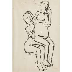 KOKOSCHKA, OSKAR (1886-1980), "Seated Couple", KOKOSCHKA, OSKAR (1886-1980), "Seated Couple",