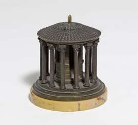 Small bronze and marble Vesta temple in Rome Small bronze and marble Vesta temple in Rome