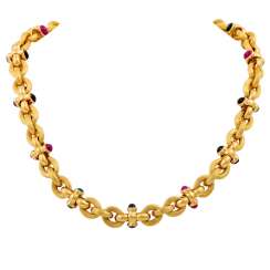 Necklace with precious stones, Necklace with precious stones,