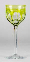 Very schvnes Set of 6 white wine-Gldsern MOSER-Karlovy vary Very schvnes Set of 6 white wine-Gldsern MOSER-Karlovy vary