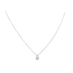 Solitaire necklace with diamond-pear-cut, approx 1.7 ct, WHITE (H)/VVS, Solitaire necklace with diamond-pear-cut, approx 1.7 ct, WHITE (H)/VVS,