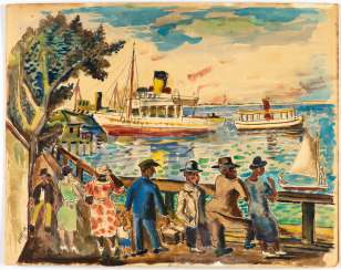 HARBOR SCENE HARBOR SCENE