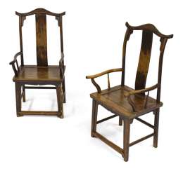 Pair Of Chairs, China, Late Pair Of Chairs, China, Late
