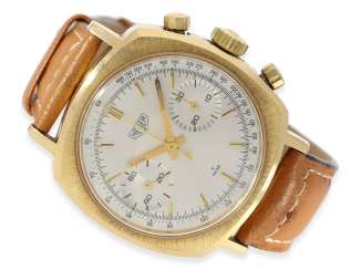 Watch: rare vintage Heuer Chronograph cal. Valjoux 7730, 60s Watch: rare vintage Heuer Chronograph cal. Valjoux 7730, 60s