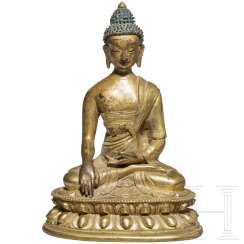 Bouddha Shakyamuni en bronze doré, Tibet, XVIIIe / XIXe siècles siècle Bouddha Shakyamuni en bronze doré, Tibet, XVIIIe / XIXe siècles siècle