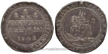 АНГЛИЯ 1 ФУНТ = 20 ШИЛЛИНГОВ 1642 КАРЛ I (1625-1649), МОНЕТА ГРАЖДАНСКОЙ ВОЙНЫ, 119,74 гр Dav. 539 f; Seaby 2940 серебро 10-004-03 АНГЛИЯ 1 ФУНТ = 20 ШИЛЛИНГОВ 1642 КАРЛ I (1625-1649), МОНЕТА ГРАЖДАНСКОЙ ВОЙНЫ, 119,74 гр Dav. 539 f; Seaby 2940 серебро 10-004-03