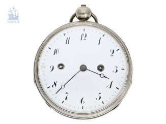 Pocket watch large and heavy clock watch with Repetition and self-beat, France, CA. 1810 Pocket watch large and heavy clock watch with Repetition and self-beat, France, CA. 1810