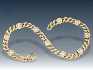 Armband: massives vintage Brillant-Armband, ca. 1ct Armband: massives vintage Brillant-Armband, ca. 1ct