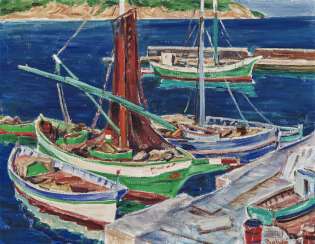Fishing boats in the port I Fishing boats in the port I
