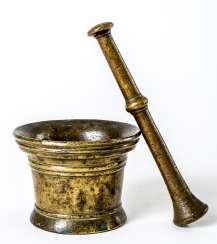 German mortar with pestle German mortar with pestle