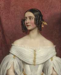 Adelgunde Princess of Bavaria as bride. 1842 (1823 Würzburg - 1914 Munich). 1781 Mainz - 1858 Munich. Joseph Stieler Adelgunde Princess of Bavaria as bride. 1842 (1823 Würzburg - 1914 Munich). 1781 Mainz - 1858 Munich. Joseph Stieler