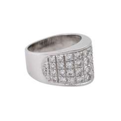 Ring with diamonds totaling approx. 1.61 ct Ring with diamonds totaling approx. 1.61 ct